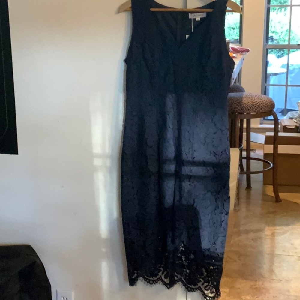 NWT navy blue lace dress
